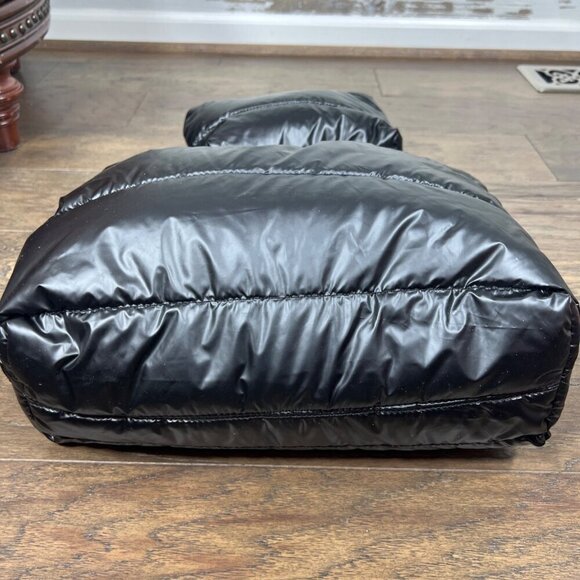 DAILY PRACTICE by Anthropologie Quilted Hobo Shoulder Bag & Pouch Black NWOT - Picture 3 of 6